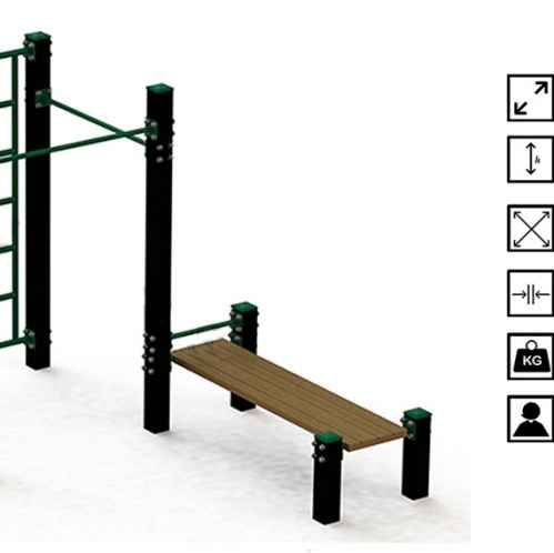 4. dụng cụ tập thể dục ngoài trời đa năng 7